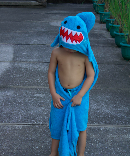 Zoocchini Sherman The Shark Hooded Towel
